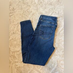 American Eagle Outfitters Dark Blue Skinny Jeggings